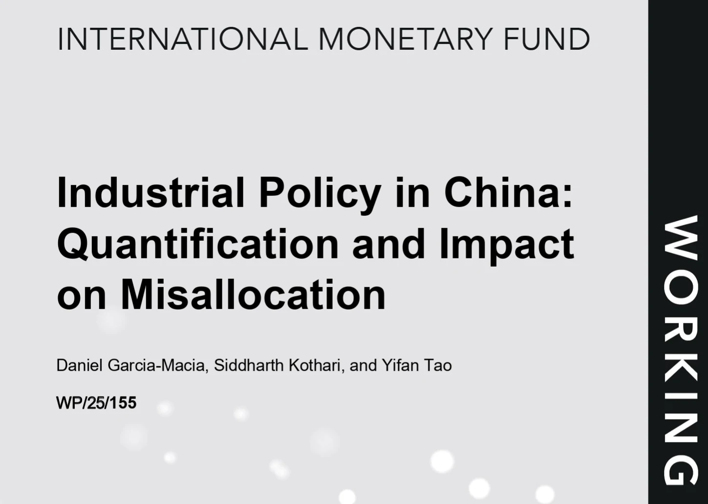 Industrial Policy in China: Quantification and Impact on Misallocation